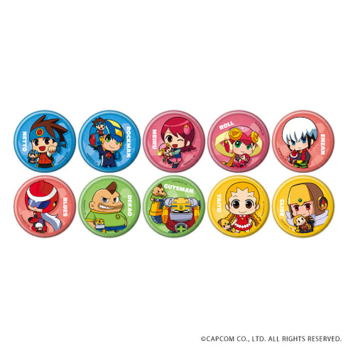 『ロックマン エグゼ』缶バッジ 03/BOX (全10種)(ミニキャラ)